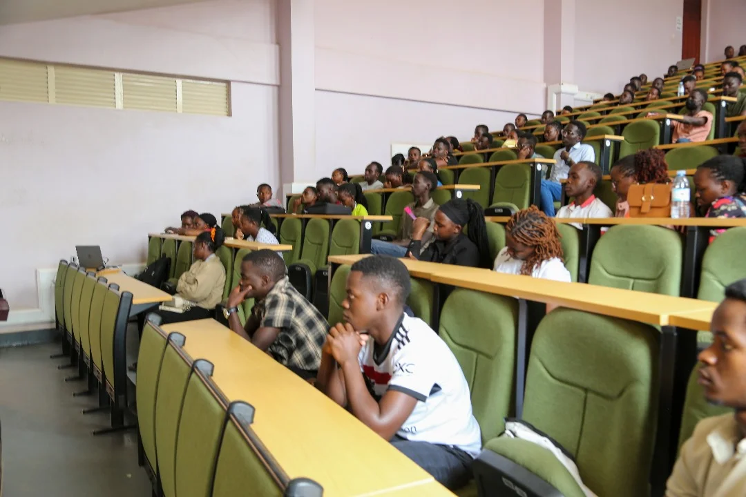 Students in a lecture hall