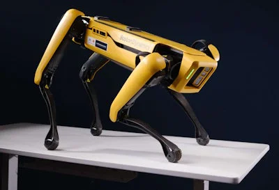 Illustrative stock image of a quadruped robot (not FAST's own equipment)